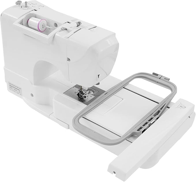 Automatic Embroidery Machine with 7 Inch Screen, Computerized Embroidery & Sewing Machine, 96 Built-in Designs, Includes All Accessories Supplies and Training for Beginners