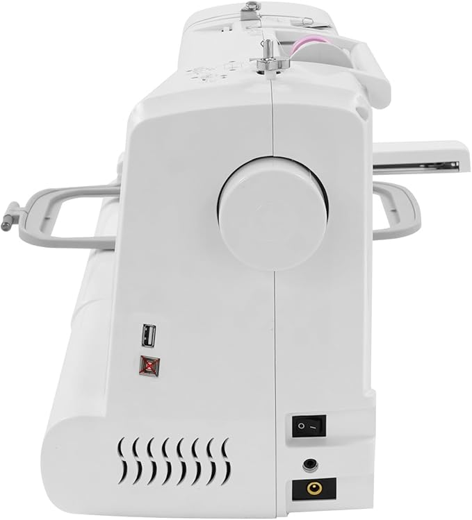 45W, 100-240V Embroidery Sewing Machine, 96 Embroidery & 162 Sewing Patterns, 7 Inch LCD Screen, 100 * 235mm Max Embroidery Area,Professional Sewing Machine for Beginners