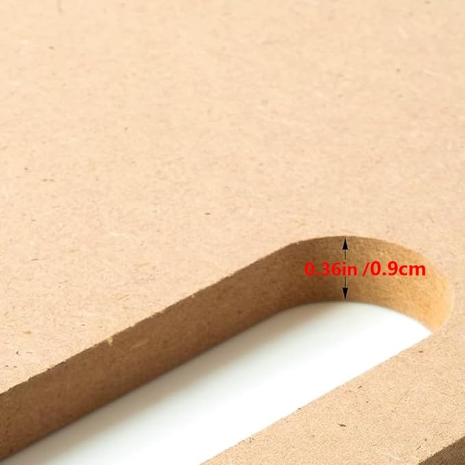 Clay Wedging Board with Built in Handle Portable Wooden Mat Clay Board for Clay Crafts Arts Making,Drafting Art (22 x 22 Inch, 2 PCS)