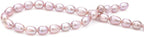 Natural Pearl Beads Rice 4-5mm Purple Freshwater Cultured Loose Gemstone Beads for DIY Jewelry Making 13.8''/Strand