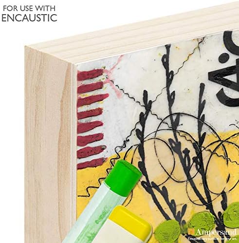 Ampersand Art Supply Unprimed Basswood Artist Panel, 1-1/2" Cradled Profile, 12"x16"