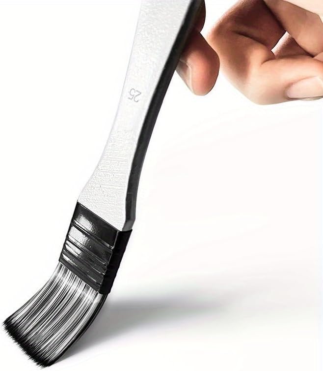 Paint Brushes Set, 1 Pack 7 Pcs Round-Pointed Tip Nylon Hair Artist Acrylic Paint Brushes for Acrylic Painting Oil Watercolor, Face Nail Art, Canvas, Miniature Detailing & Rock Painting