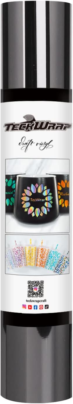 TECKWRAP Space Gray Chrome Vinyl Wrap Metallic Permanent Adhesive Vinyl 1ftx5ft