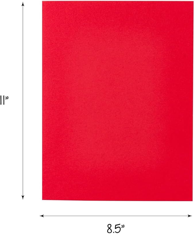 Hygloss Assorted Bright Colored Paper - 24 lb, 89 GSM, Acid-Free, Fade-Resistant, 8.5x11-Inch Letter Size Color Copy Paper, 240 Sheets, 12 Colors