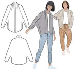 Style Arc Sewing Pattern - Palermo Knit Jacket (Sizes 18-30)