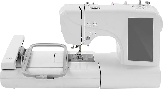 45W, 100-240V Embroidery Sewing Machine, 96 Embroidery & 162 Sewing Patterns, 7 Inch LCD Screen, 100 * 235mm Max Embroidery Area,Professional Sewing Machine for Beginners
