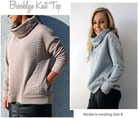 Style Arc Sewing Pattern - Brooklyn Knit Top (Sizes 18-30)