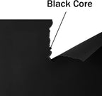 100 Sheets Black Cardstock 8.5 x 11, Goefun 65lb Halloween Card Stock Printer Paper for Scrapbooking, Crafts, Invitations, DIY Cards