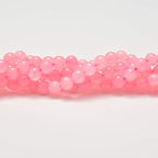 NCB 200pcs 6mm Rose Quartz Loose Beads for Jewelry Making, Natural Semi Precious Beads Round Smooth Gemstones Spacer Beads Charms for Necklaces Bracelets (Rose Quartz, 6mm 200Beads)