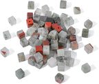 Natural Bloodstone Square Stone Beads 4x4mm 85pcs Cube Loose Semi Gemstone Beads for Jewelry Making Design