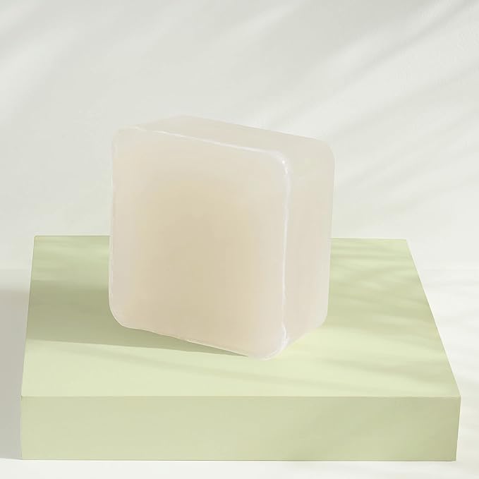 5 Lb Clear Glycerin Soap Base - Melt and Pour Soap Making Supplies - Glicerina para Hacer Jabones - Organic Without SLS/SLES, All Natural - Perfect for DIY Projects