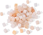 Natural Pink Aventurine Square Stone Beads 4x4mm 85pcs Cube Loose Semi Gemstone Beads for Jewelry Making Design