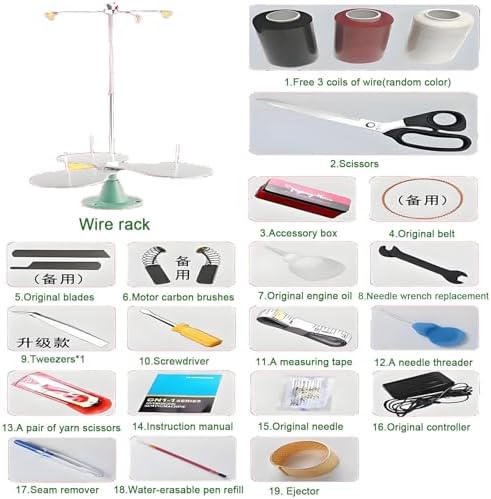 Heavy Duty Serger Sewing Machine, Metal Overlock & Coverstitch, Versatile Leather Overlocker for Fabrics, Handheld and Durable, Ideal for Professional Sewing - Blue