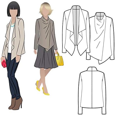 Style Arc Sewing Pattern - Harper Jacket (Sizes 18-30)