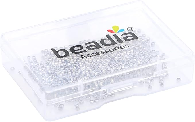 Platinum Plated Round Spacer Beads 2mm 600pcs for Jewelry Making Findings Non Tarnish