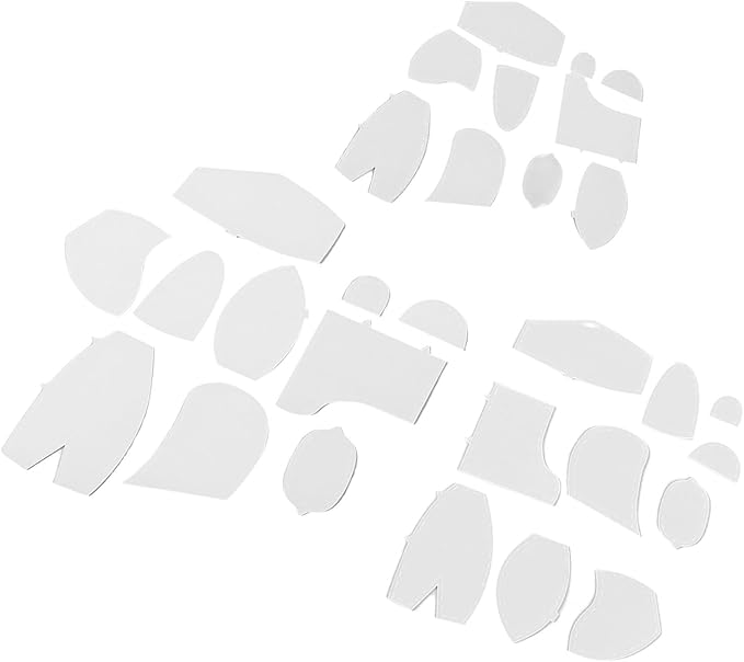 Jectse 30 Pcs Memory Bear Template Ruler Set, Acrylic Memory Bear, Preserving Childhood Memories, Nursery Decor Craft Memory Bear Sewing Patterns Template for Beginner Sewing, Jectsebc46s37k2o