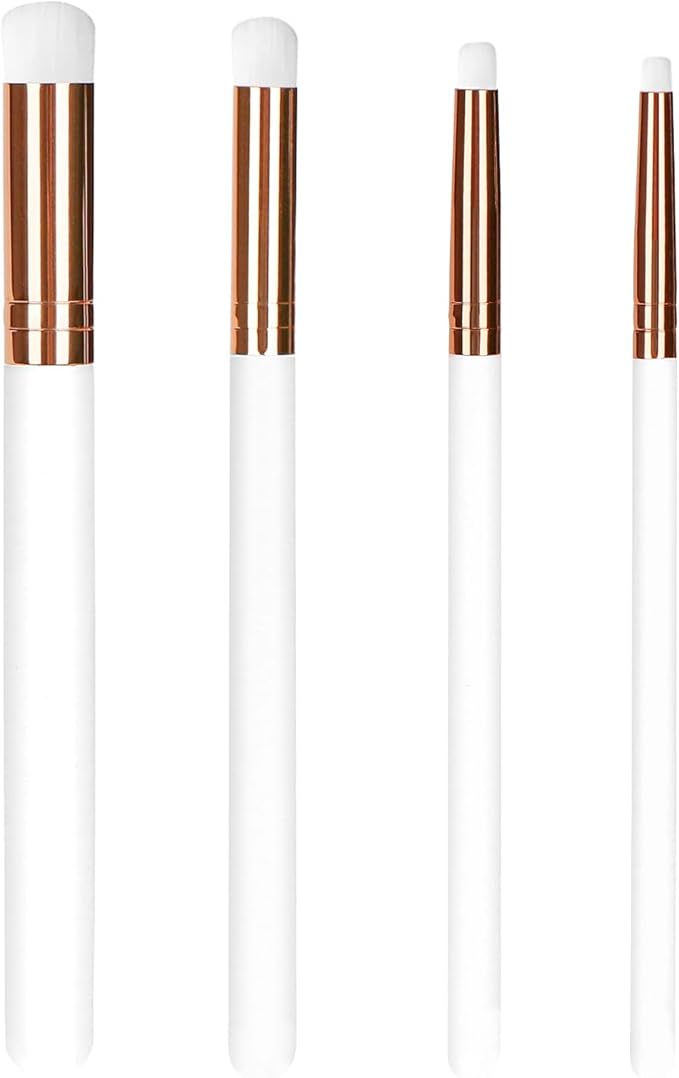 UNIMEIX Dry Brush Miniature Painting Drybrush Detail Paint Brush Set Hobby Detail Blending Brushes for Effortless Watercolor Brushes Scale Model Painting (4 Pack)