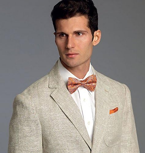 Vogue Patterns V9073 Men's Vest, Cummerbund, Pocket Square and Ties Sewing Template, One Size