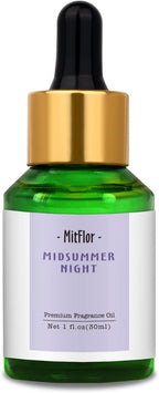 Midsummer Night Fragrance Oil, MitFlor Single Scented Oil, Large Size Premium Grade Fragrance Oil for Soap & Candle Making, Summer Aromatherapy Essential Oil, Home Fragrance, 30ml