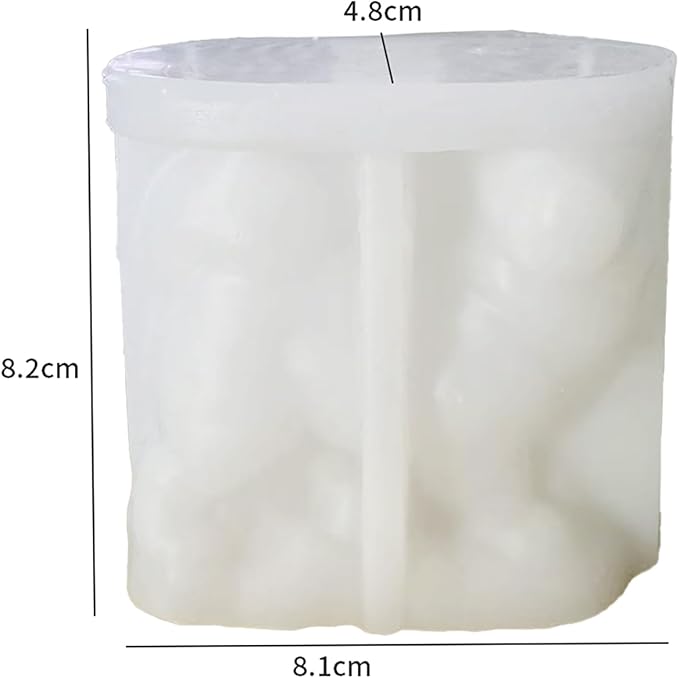 3D Dog Animal Silicone Molds - Dog Resin Casting for Candle Making & Home Decor