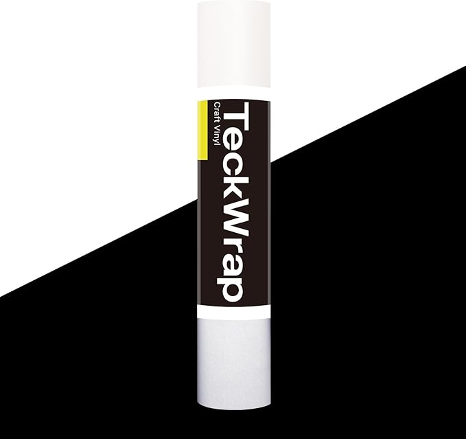 TECKWRAP White Reflective Chrome Adhesive Vinyl Flashlight Sensitive Vinyl for Crafts, Decals, Bikes, Motorcycles, Helmets, Mailbox, Reflective Tape, 1ftx5ft, White