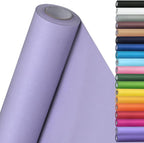 SMART&CASUAL 15" x 450" (37.5') Kraft Paper Roll for Art Craft Supplies Gift Wrapping Moving Packing Kids Painting Drawing Paint Easel Poster Chart Paper (Light Purple, 15" W x 450" L (37.5'))