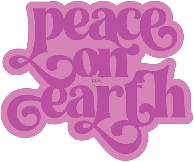 DzIxY Christmas Blessing Words Metal Cutting Dies for Card Making Kit Embossing Paper Die Cuts Scrapbook Machine Stencils Storage Pockets Supplies