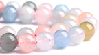 6MM 60PCS Natural Stone Morganite AAA Grade Quartz Beads for Jewelry Making DIY Bracelet