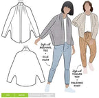 Style Arc Sewing Pattern - Palermo Knit Jacket (Sizes 10-22)