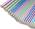 10 Pairs Knitting Needles Set Single Pointed Straight Sweater Knitting Needles Aluminum Knitting Needles in Various Sizes