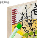 Ampersand Art Supply Unprimed Basswood Artist Panel, 7/8" Cradled Profile, 12"x12"