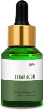 Cedarwood Fragrance Oil, MitFlor 30ml Scented Essential Oil for Diffuser, Large Size Premium Fragrance Oil for Soap Candle Making, Woody Scent for Home Fragrance