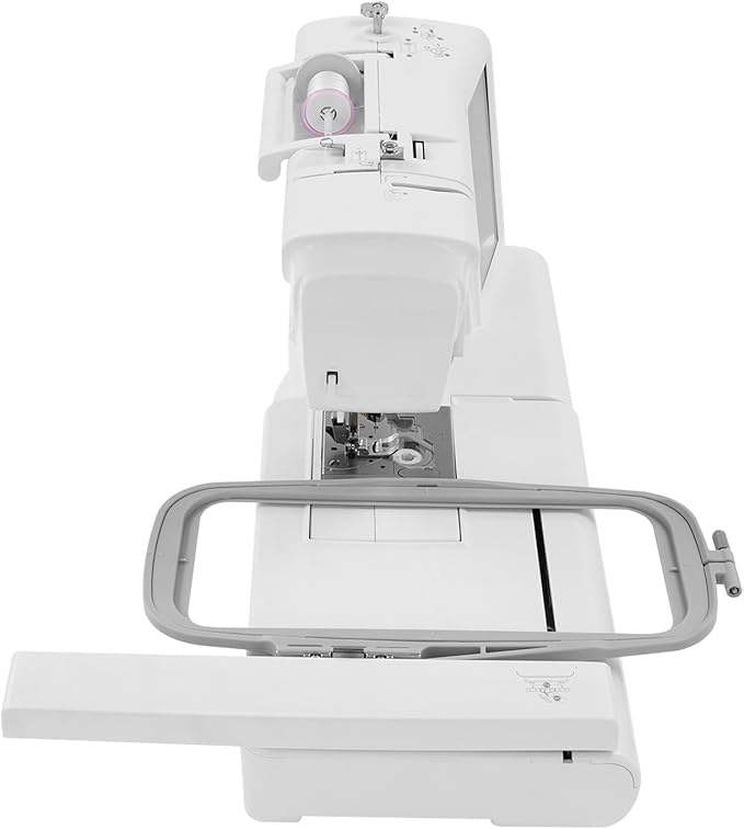Automatic Embroidery Machine with 7 Inch Screen, Computerized Embroidery & Sewing Machine, 96 Built-in Designs, Includes All Accessories Supplies and Training for Beginners