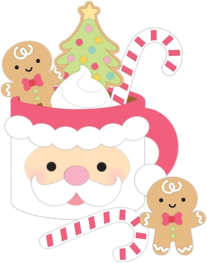 DzIxY Christmas Cup Doll Metal Cutting Dies for Card Making Kit Embossing Paper Die Cuts Scrapbook Machine Stencils Storage Pockets Supplies