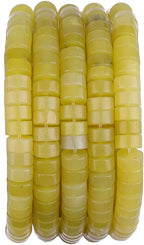 Natural Lemo Jade Spacer Beads Caps Loose Semi Gemstone for Beading Jewelry Making 6mmx3mm 38cm