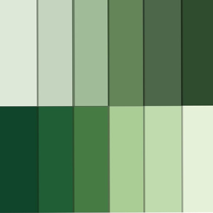 24 Sheets Sage Green Pattern Paper 12" x 12" Assorted Sage Green Scrapbook Paper Pad Double-Sided Gradient Colors Solid Core Patterned Decorative Craft Papers for Prints DIY Arts Crafts Making School