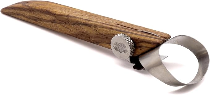 The Original DiamondCore Tools Handheld Extruder, Pottery Handle Making Tool, Clay Sculpting Tools, Slab Extruder Pottery Tool (R206 Oval XL)