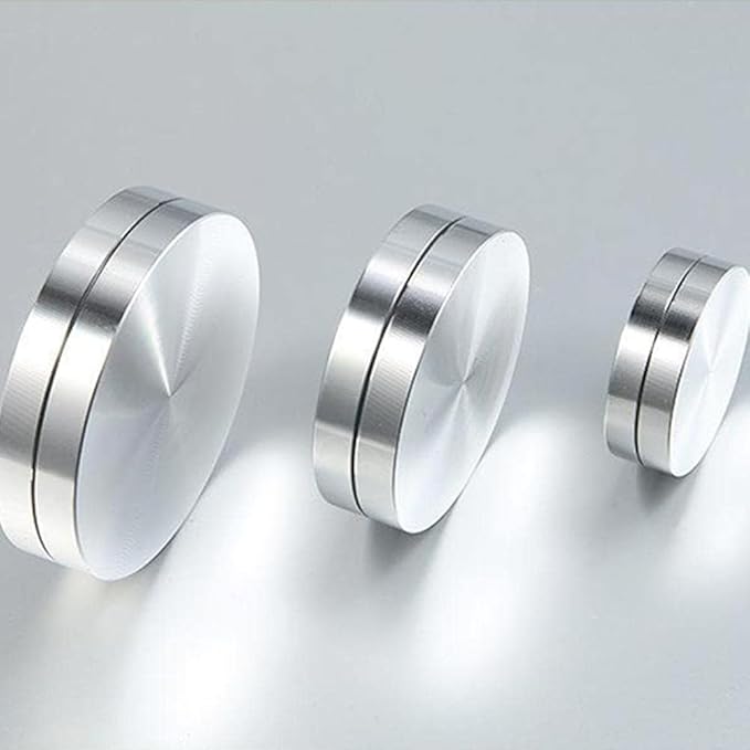 Silver 30mm Ceramic Clay Pottery Throwing Trimming Spinner Tool,Pottery Finishing Tools Clay Ceramic Rotary Rotary Clay Small Tools Suitable for Potters and Clay Artists Ceramic and Pottery Tools