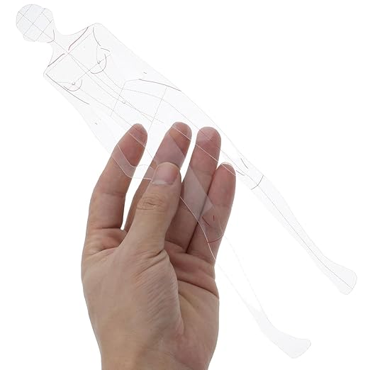 ULTNICE 4pcs Plastic Drawing Template Ruler Set Woman Sewing Patterns Curve Rulers Sketching Templates Ruler for Women Sewing Patchwork