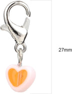 DoreenBeads Stitch Markers for Crocheting and Knitting, Alloy Enamel Crochet Marker Crochet Gifts for Knitting Weaving Sewing Accessories Quilting Jewelry Making