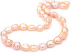 Natural Pearl Beads 6-7mm Pink Freshwater Cultured Loose Gemstone Beads for DIY Jewelry Making 13.8''/Strand