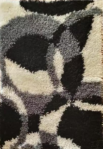 YAKOLECI Latch Hook Kits for Adults, Color Printed DIY Rug Crafts Arts Carpet for Home Decoration Festival Gift (Endless Circle)