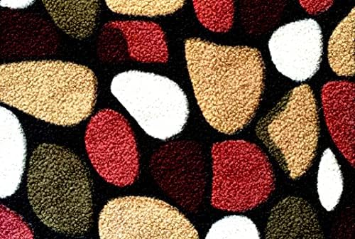 Latch Hook Kits for Adults, Pre-Printed Handmade Rug Crochet Yarns DIY Door Mat Kits for Home Decor Festival Gift 23.6"X15.8" (Cobblestone)