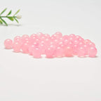 NCB 200pcs 6mm Rose Quartz Loose Beads for Jewelry Making, Natural Semi Precious Beads Round Smooth Gemstones Spacer Beads Charms for Necklaces Bracelets (Rose Quartz, 6mm 200Beads)