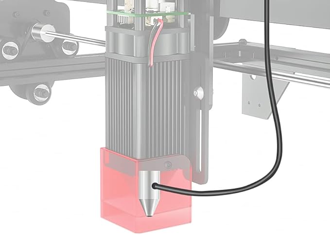 Longer Laser Engraver Air Assist kit for RAY5 10W/20W, Large Airflow, Adjustable Airflow of 10-30L/min, for CNC Cutting and Laser Engraving, Remove Smoke and Dust Protect Laser Lens Low Noise