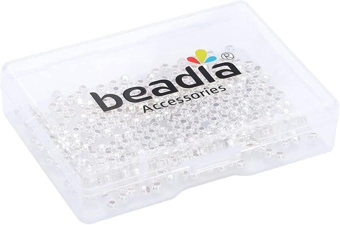 Silver Plated Round Spacer Beads 3mm 300pcs for Jewelry Making Findings Non Tarnish
