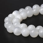 36pcs 10mm Natural White Moonstone Beads AAA Gemstone Round Loose Beads for Jewelry Making DIY Bracelets Necklaces Crystal Energy Healing Stone Beads 15" (10mm, White Moonstone)