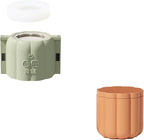 BOOWAN NICOLE Candle Vessel Silicone Mold for Concrete, Candle Jar Planter Molds Silicone Mould for DIY