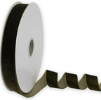 Nylon Velvet Ribbon Single Faced,1 Inch X 25Yards Spool (Moss Green)