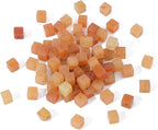 Natural Red Aventurine Square Stone Beads 4x4mm 85pcs Cube Loose Semi Gemstone Beads for Jewelry Making Design